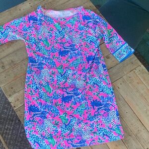 Lilly Pulitzer Pink and Blue women’s dress